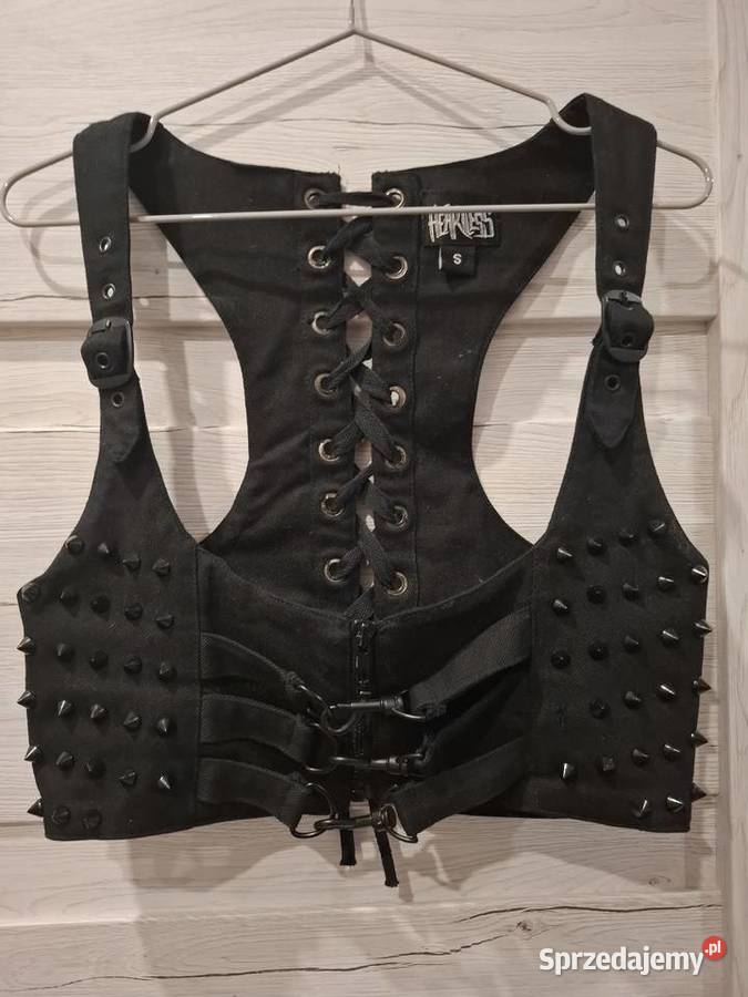 Kamizelka Gotycka Heartless Devina NOWA Vest Bez wzoru