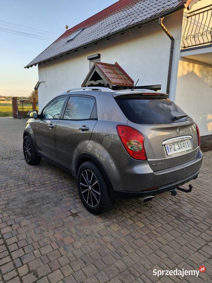 Ssangyong korando 4x4 20 exdi 175 2012 r radio Murowana Goślina