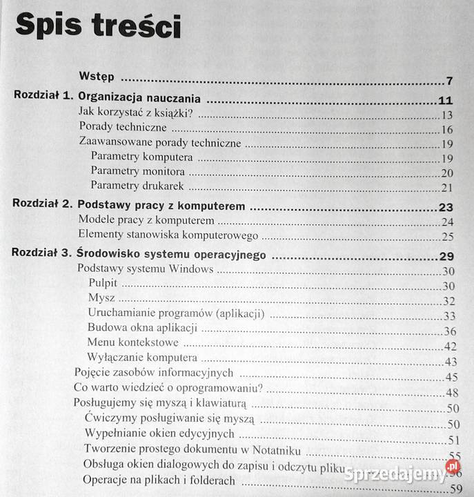 Komputer PC seniorów E Krawczyński Talaga Wilk Rok wydania 2008 Chełm