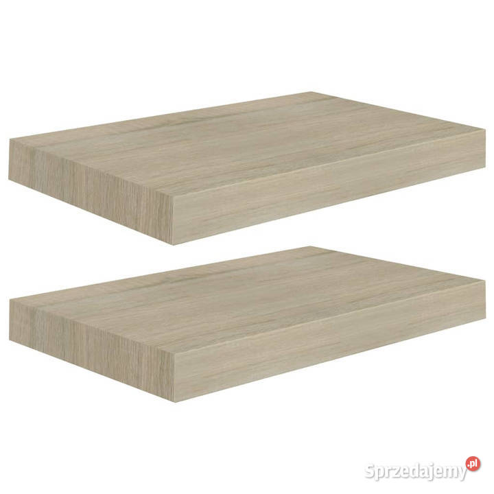 Półki ścienne 2 kolor dębowy 40x23x38 MDF Warszawa