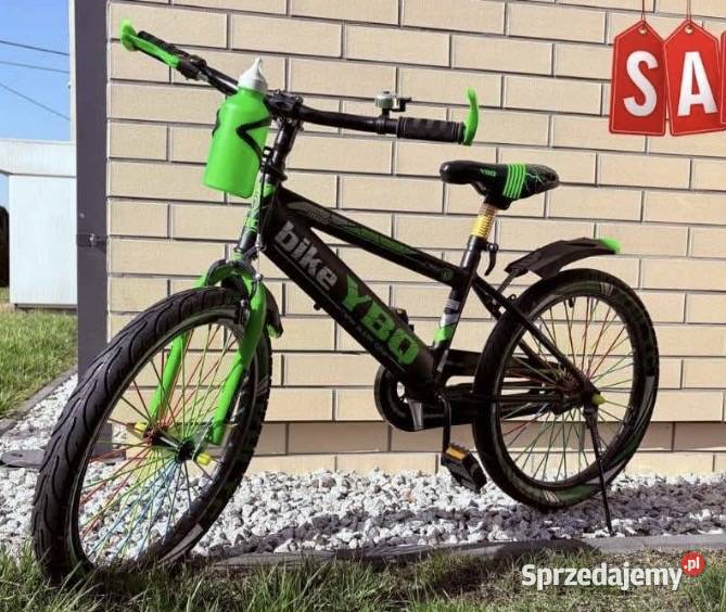 449 Rower 20 BMX niebieski i zielony