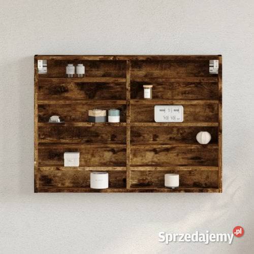 Witryna przydymiony dąb 80x85x58 materiał Nowy Sącz sprzedam