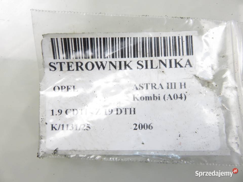 STEROWNIK OPEL ASTRA H 19 CDTI 0281012549