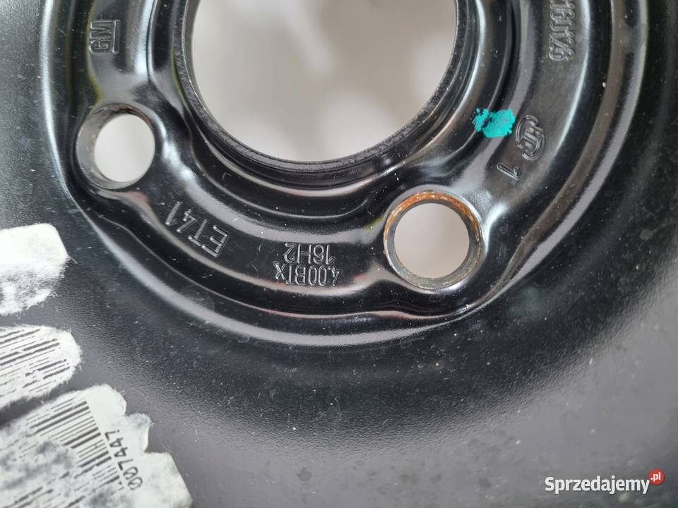 KOŁO DOJAZDOWE Opel Astra H dojazdówka 11570 R16 Chełm