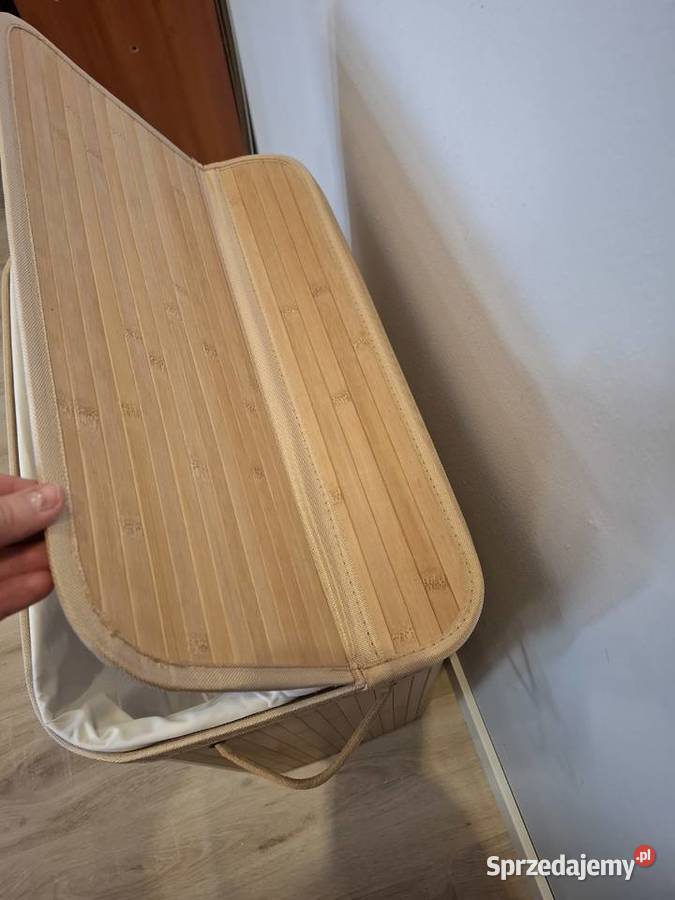 Kosz na pranie 100 L bambus Ruda Śląska