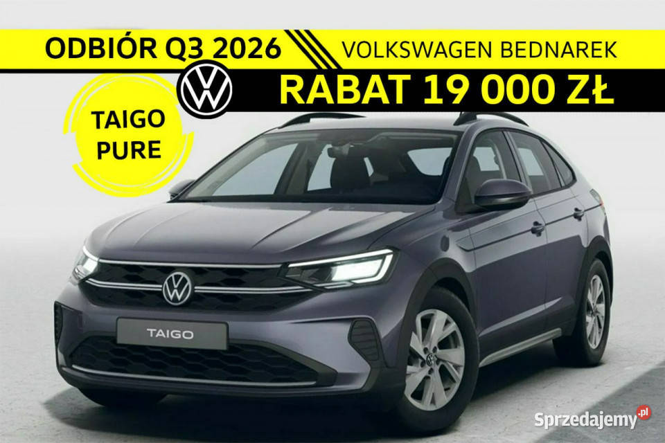Volkswagen Taigo Nowa wersja Pure 10 TSI 116 DSG 116KM łódzkie Łódź