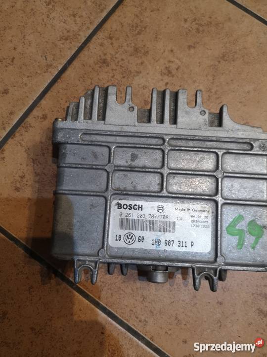 Komputer sterownik silnika Volkswagen 0 261 203 Części samochodowe wielkopolskie Margonin