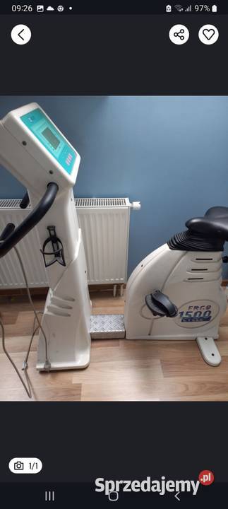 Rowerek rehabilitacyjny fitness Ergo 1500 cycle Śrem