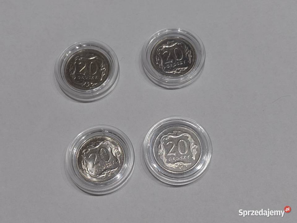 Monety obiegowe 20 groszy NBP Koronowo