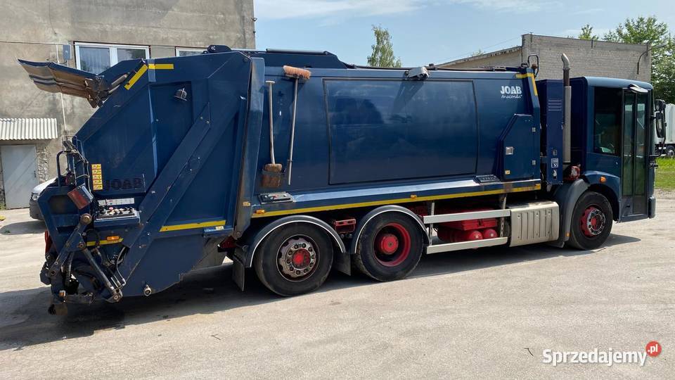 Mercedes Econic 2630 śmieciarka DWUKOMOROWA JOAB Nowiny