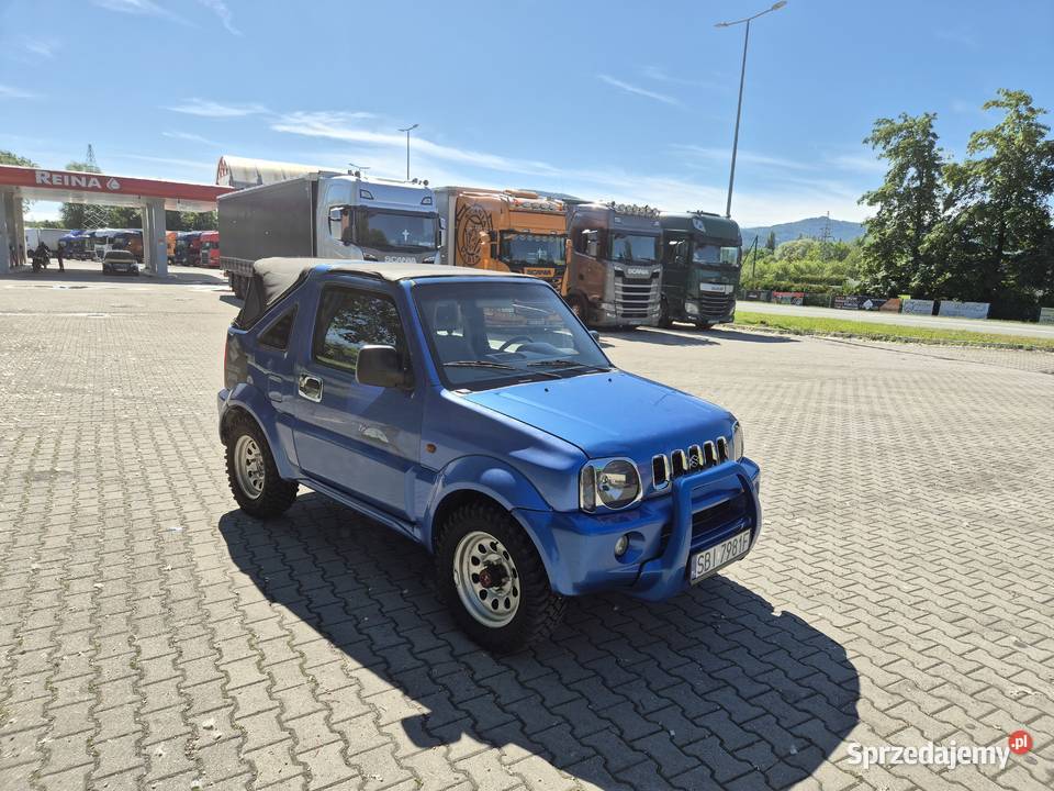 Suzuki Jimny 4x4 165 przebieg Cabrio 13 benz 80 1300cm3 śląskie Bujaków sprzedam