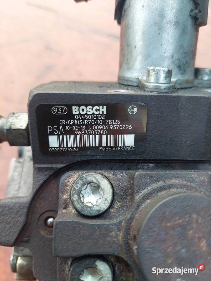 Pompa wtryskowa 16 HDI TDCI Peugeot Citroen Ford