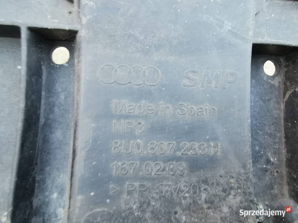 Płyta osłona pod zderzak przód q3 1 I lift sline Sieraków