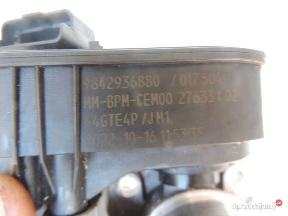 OPEL CROSSLAND 12 THP Przepustnica 9842936880