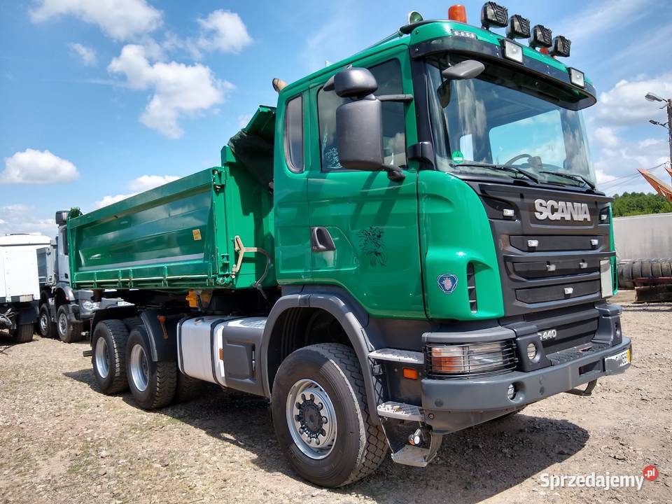 SCANIA G 440 6X6 KIPER MEILLER BORDMATIK ACTROS Nowe Iganie