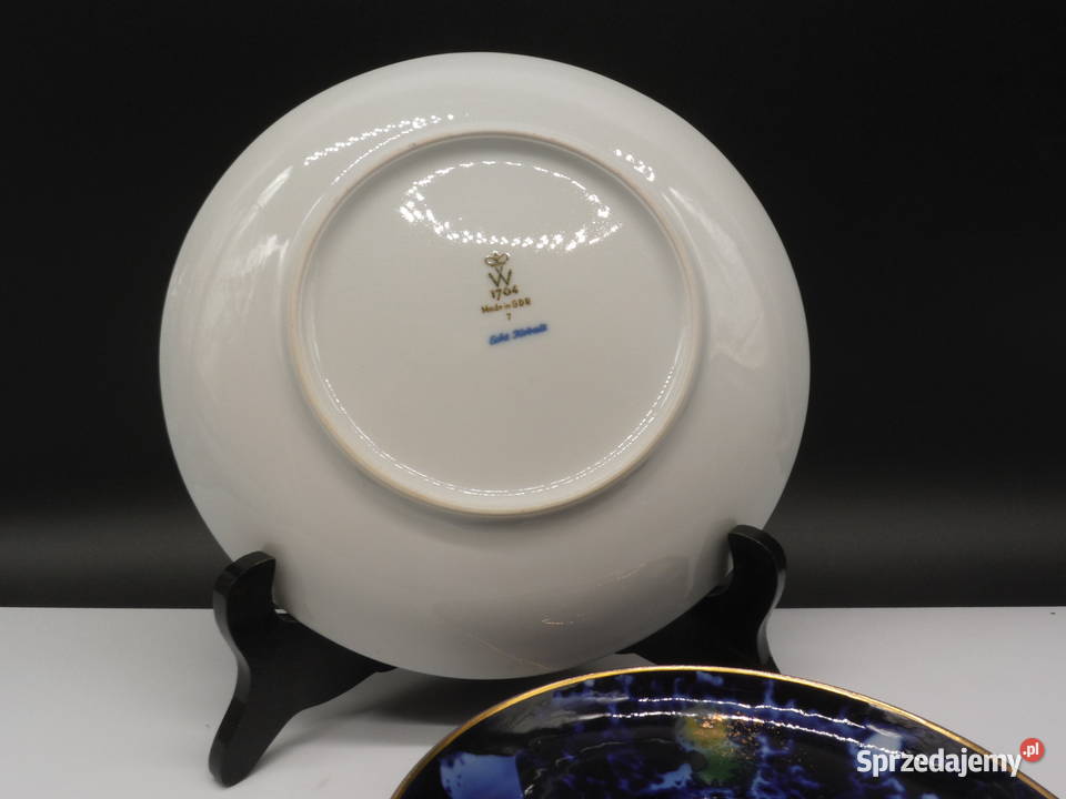 Zestaw Porcelany talerzyk i spodek Wallendorf Raszków