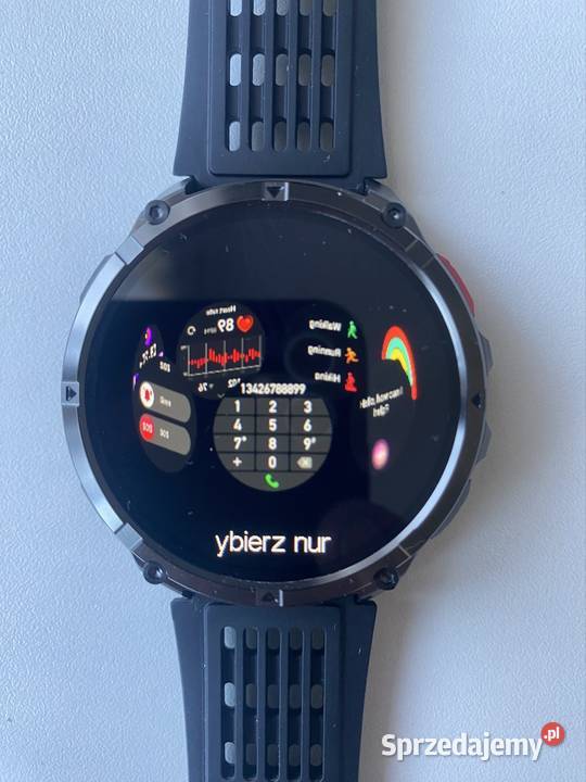 Smartwatch męski 17 cala Ultra HD 1100mAh Kraków sprzedam