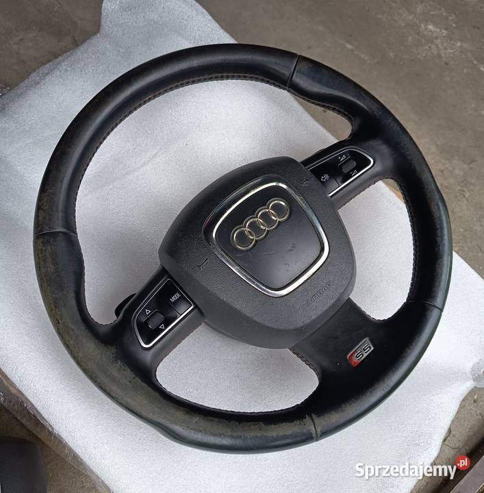 Kierownica multi skóra łopatki Airbag Audi S5 A4 Kierownice podkarpackie Lubaczów sprzedam