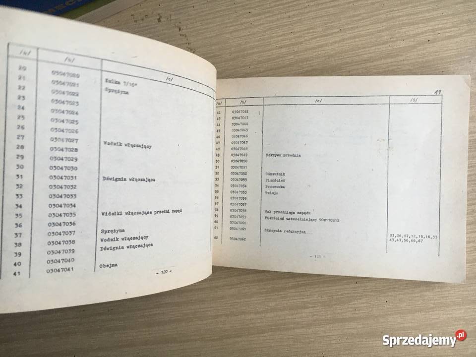 Katalog Części Tatra 148 Oryginalny Indeks