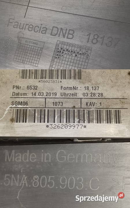 VW TIGUAN II 16 SPOJLER DOKŁADKA PŁYTA POD