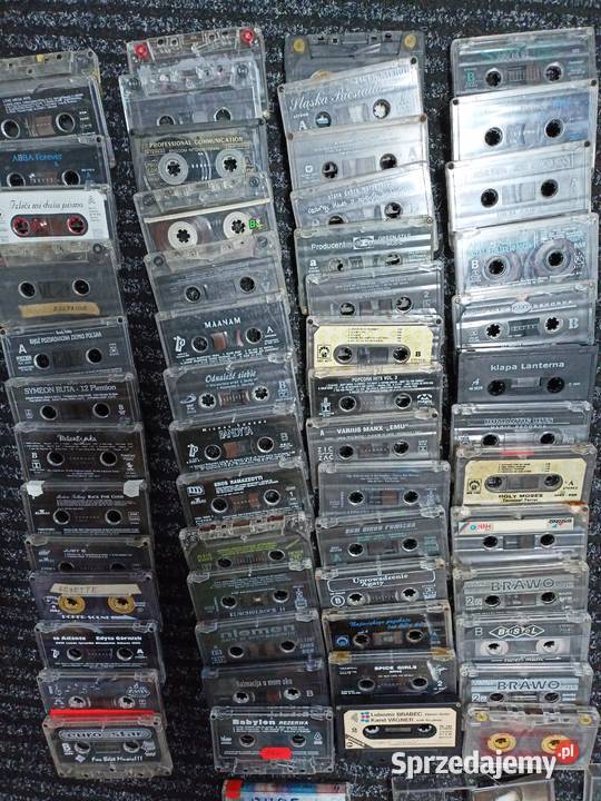 kolekcja kaset magnetofonowych ponad 310 sztuk Rzeszów sprzedam