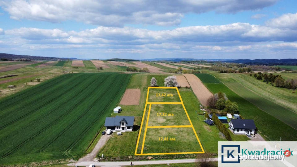 Działka 1722m2 Jędruszkowce rolna Grunty i działki