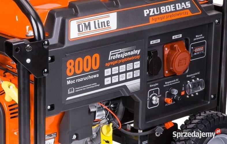 OLEO MAC OM LINE PZU 80E DAS AGREGAT GENERATOR Agregaty prądotwórcze Opalenica