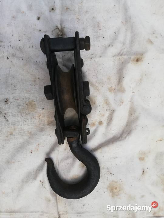 Hak zblocze bloczek obrotowy Dąbie