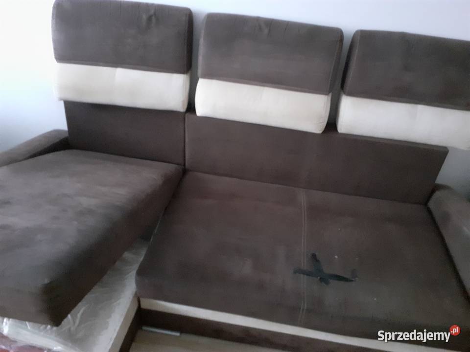 Kanapa z szelągiem 4 osobowa używana 92cm Lublin sprzedam
