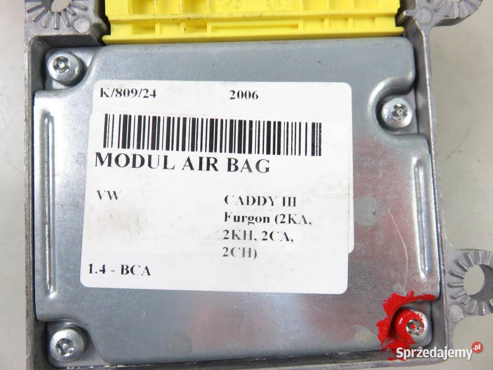 MODUŁ AIRBAG VW CADDY III 6Q0909605P małopolskie