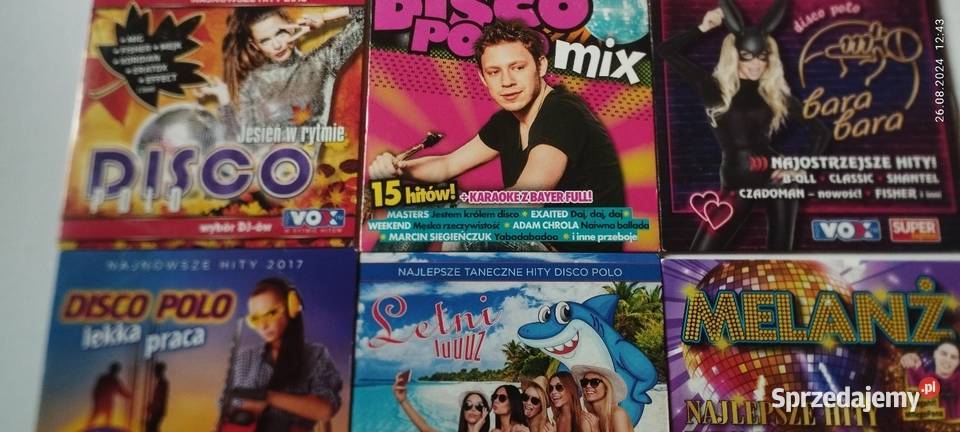 Muzyka disco polo na płytkach CD 3 i więcej śląskie Gliwice