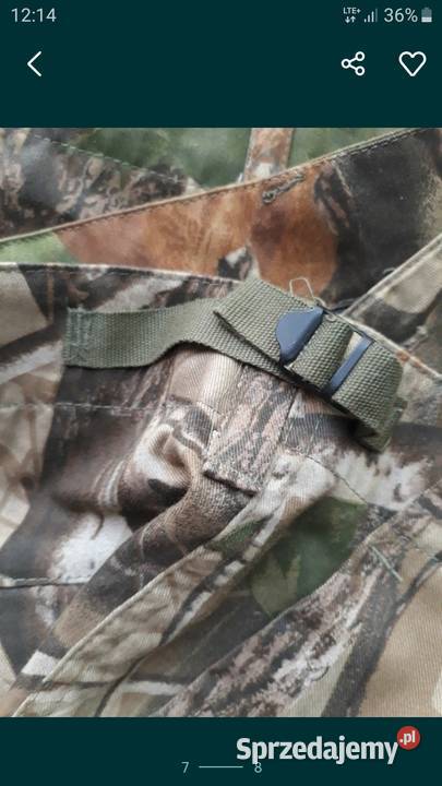 Spodnie wojskowe kamuflaż leśny pustynny bojówki lubelskie Chotyłów