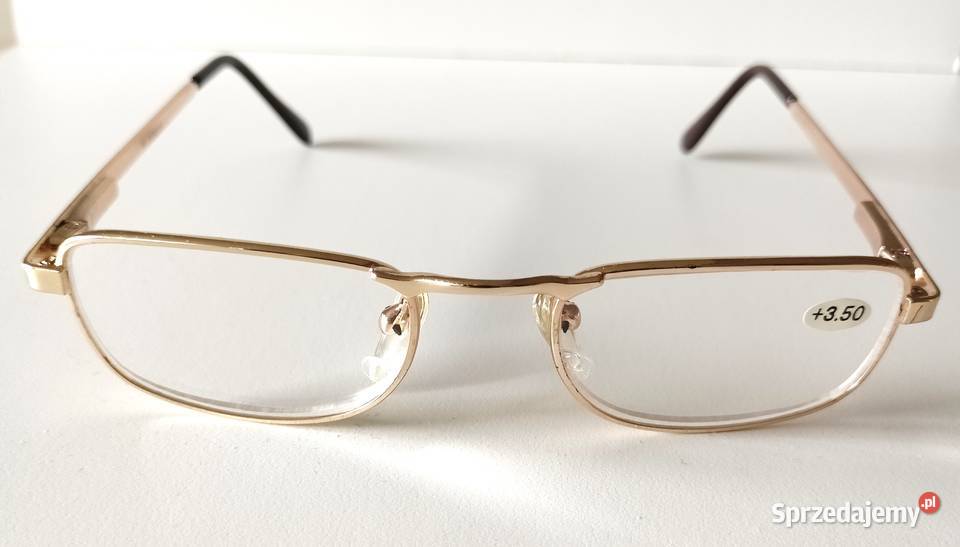 Okulary korekcyjne plusy 350 Szkło z PRLUu Łódź