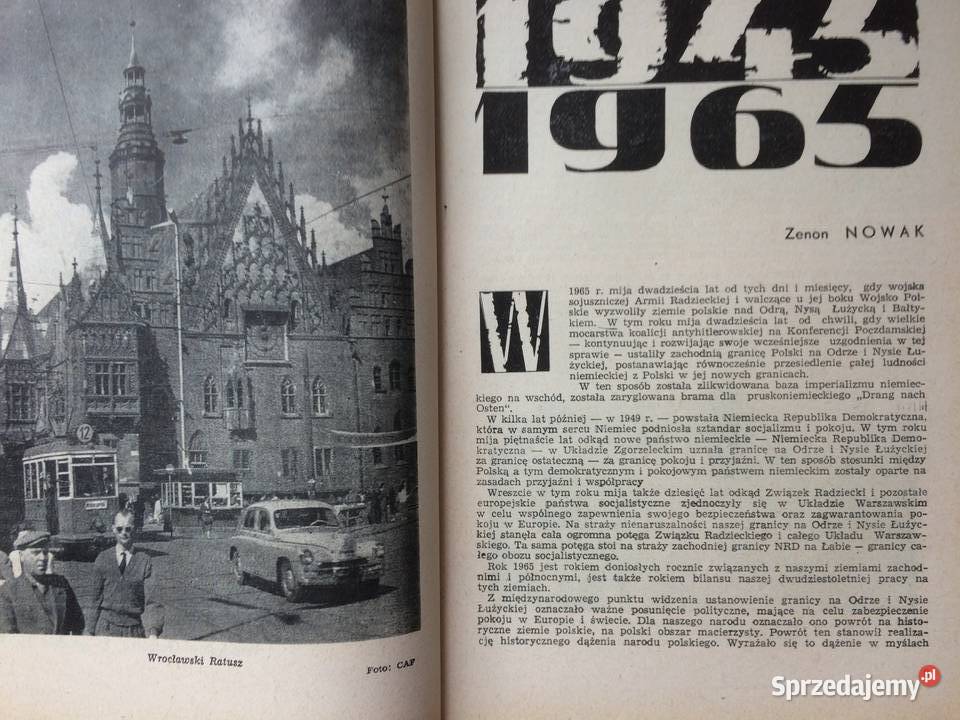 3032 Dwudziestolecie Powrotu Rocznik Ziem Zach sprzedam