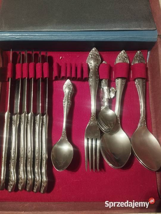 Komplet sztućców hersz z PRL Gdańsk