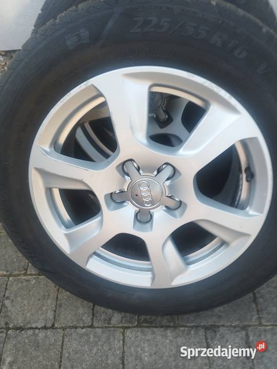 Audi A4A5komplet ładnych alufelg z oponami wielkopolskie Lubasz