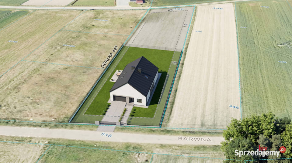 Grunt 1680m2 Tychy Barwna
