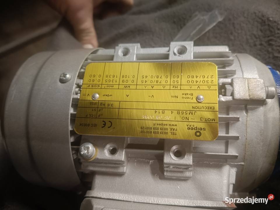 Motoreduktor silnik kilka sztuk Pozostałe Osieczna