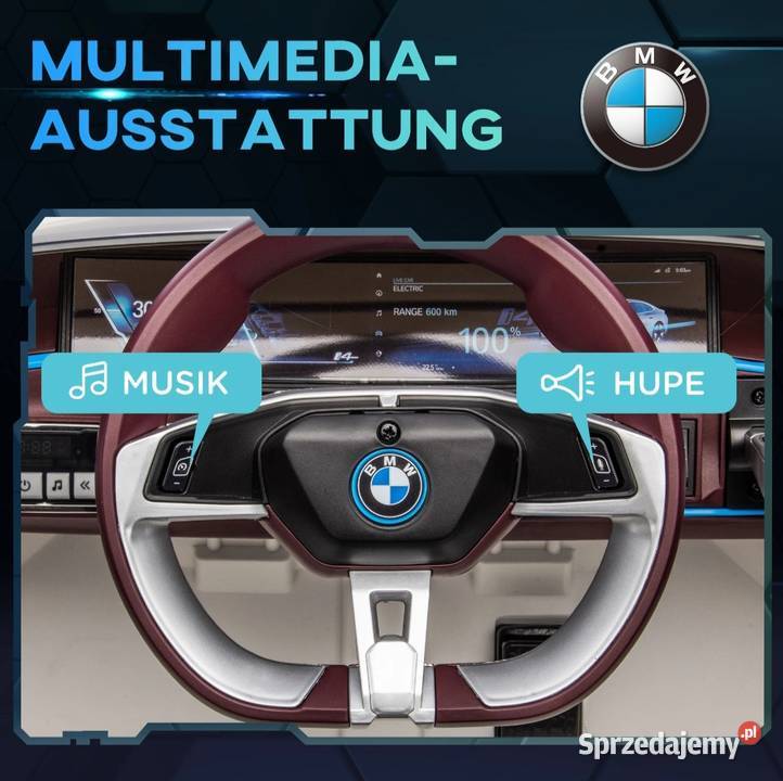 Auto BMW I4 akumulatorowe dzieci białe wysoka Pojazdy elektryczne i spalinowe lubuskie Gorzów Wielkopolski