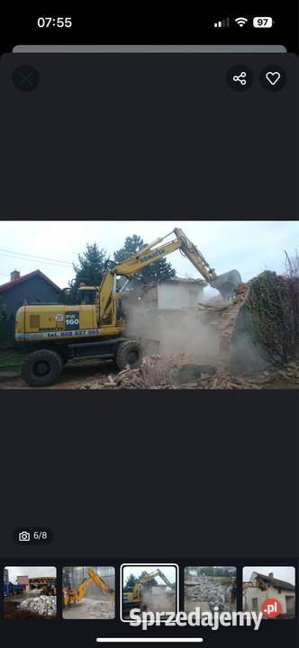 Wyburzenia rozbiórka kucie młotem posadzek Świdnica