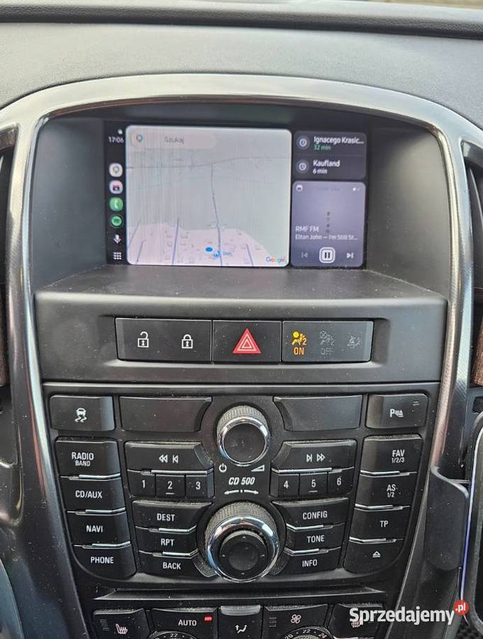 Radio CD500 DVD800 Astra J Insignia Android Auto Wyposażenie wnętrza