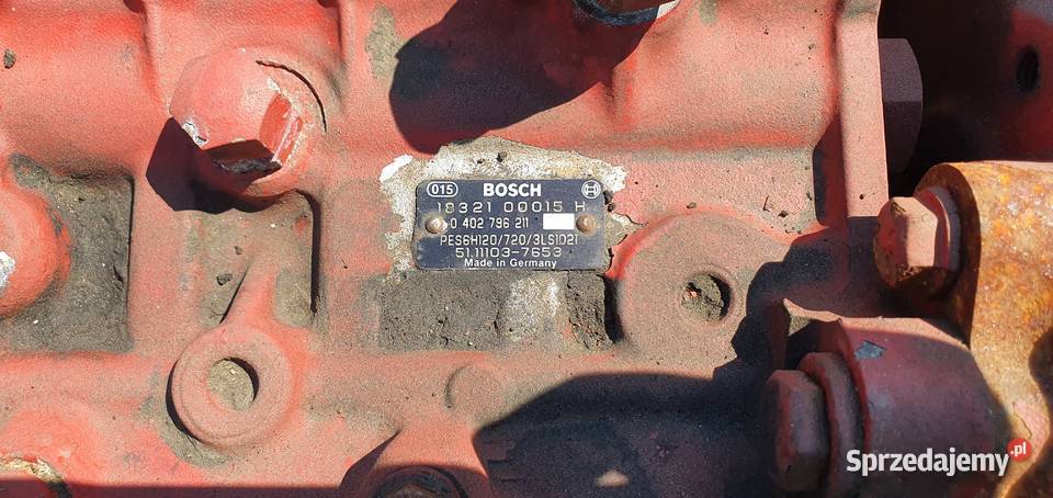 POMPA WTRYSKOWA BOSCH 51111037653 0402796211 MAN Bieleń