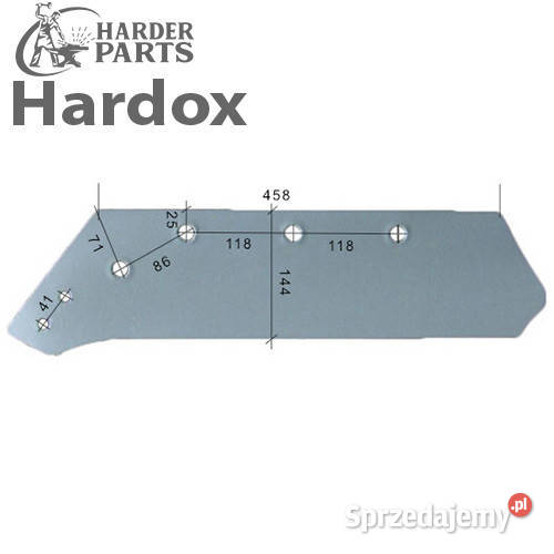 Lemiesz 18 300ha HARDOX 073081L do pługa