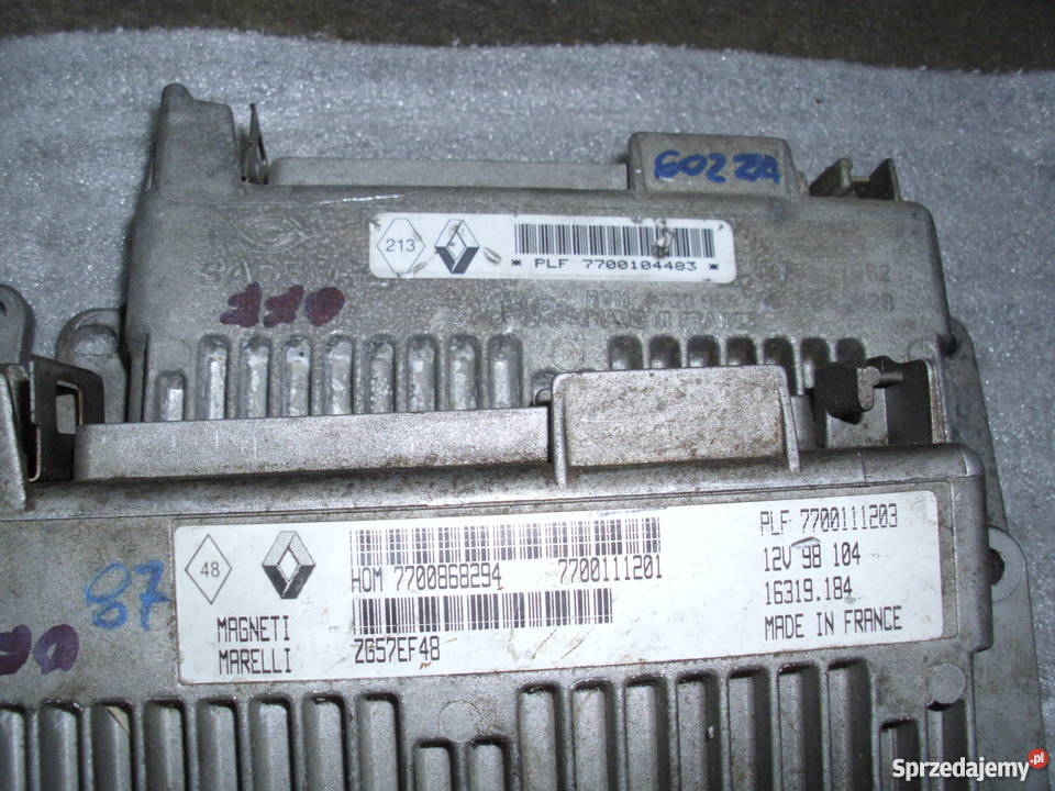 Komputer Renault Clio Twingo 12 7700868294 IMMO Lubin sprzedam