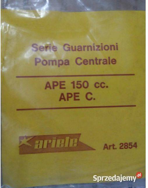 USZCZELKI POMPY CENTRALNEJ SIMMERING PIAGGIO APE sprzedam