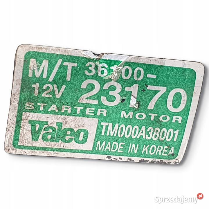 ROZRUSZNIK Hyundai Tucson 20 16V 3610023170 sprzedam