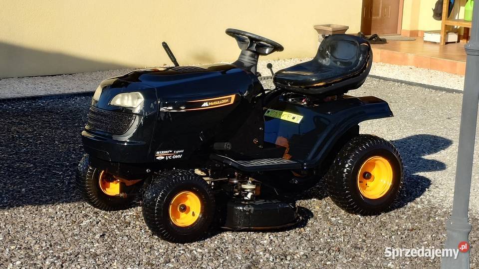 Traktorek ogrodowy McCulloch 135 HP BS pług Grodziec