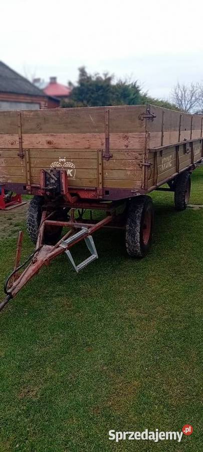 Przyczepa WYWROTKA KRONE 57t nieuszkodzony lubelskie Zamość sprzedam