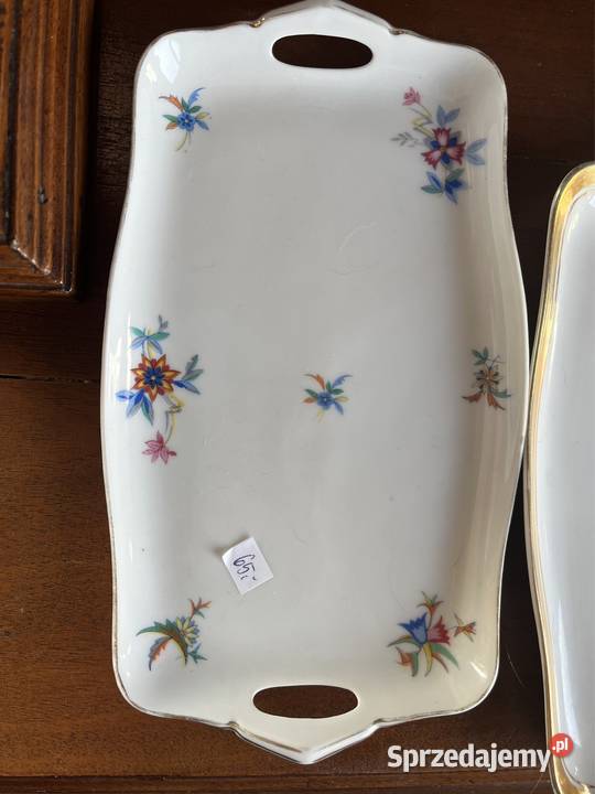 Patera biała porcelana Złocona Gdańsk sprzedam