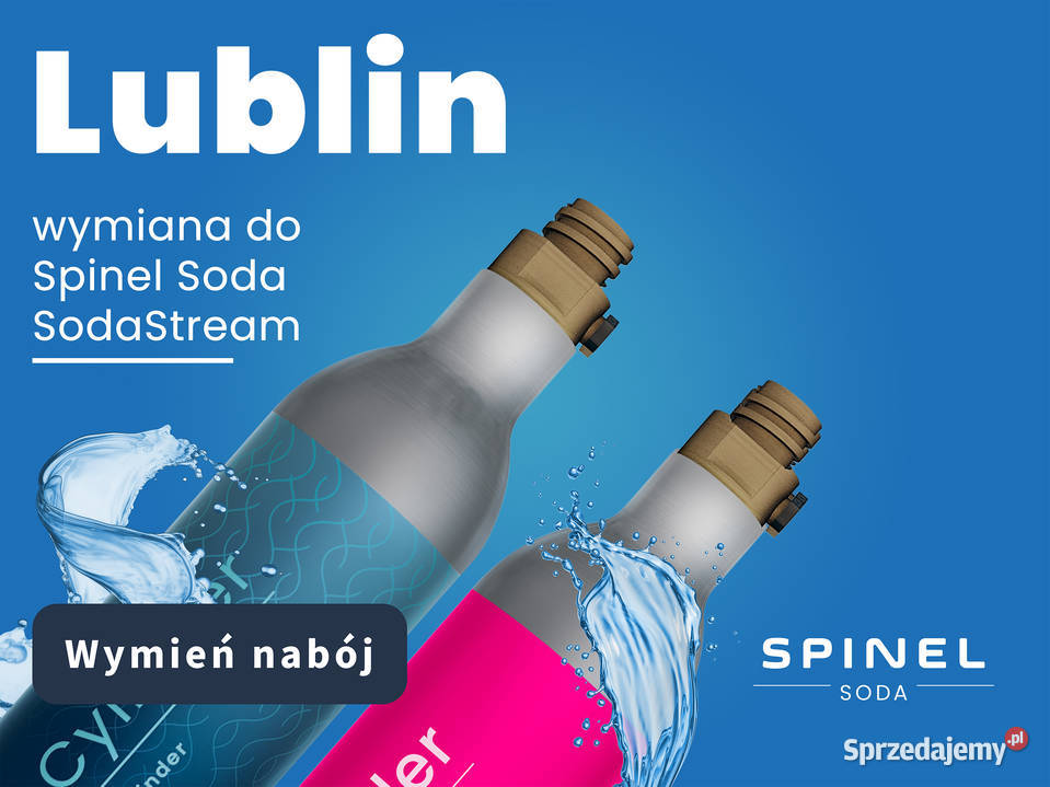 WYMIANA gaz CO2 do SODASTREAM Lublin i Spinel